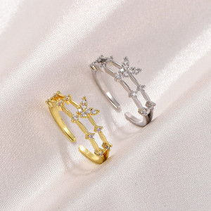 Shimmering Butterfly Ring – Silver or Gold | 1001 Bees