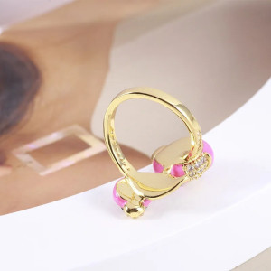 Charming Garden Ladybug Ring | Cute 925 Silver Jewelry Gift