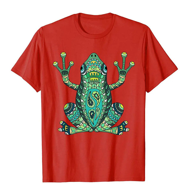 Tribal Frog Totem T-Shirt | Cute Spiritual Nature Tee Gift