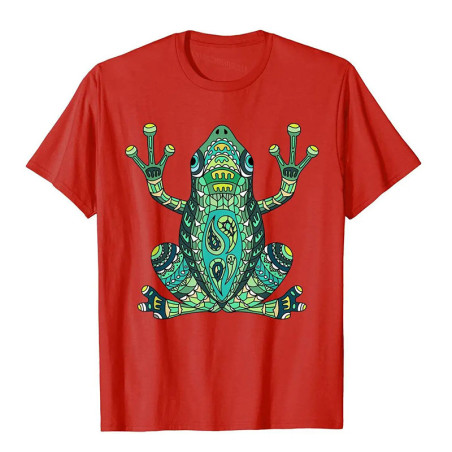 Tribal Frog Totem T-Shirt | Cute Spiritual Nature Tee Gift
