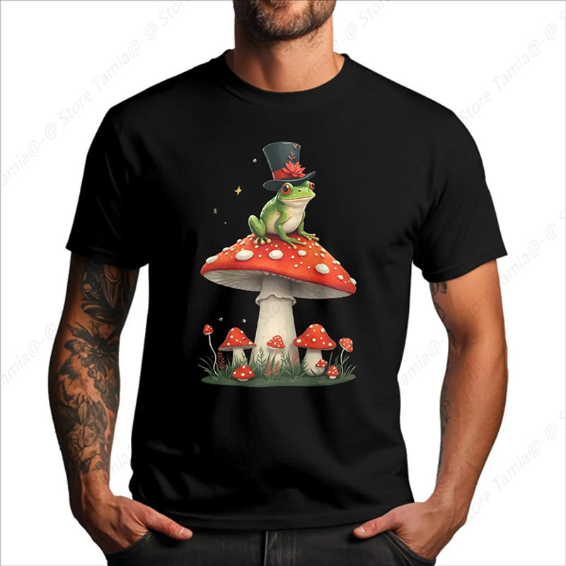 Magic Frog Wizard T-Shirt | Cute Cottagecore Tee