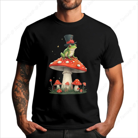 Magic Frog Wizard T-Shirt | Cute Cottagecore Tee