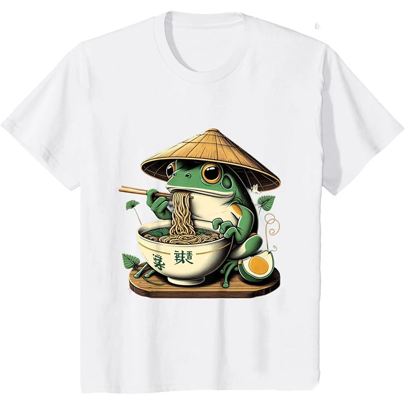 Funny Zen Frog Ramen T-Shirt