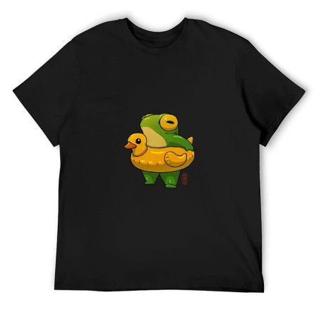 Funny Frog with Duck Floaty T-Shirt