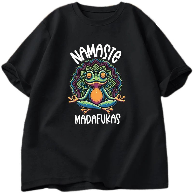 Funny Frog "Namaste Pop" T-Shirt - 9 Colors Available !