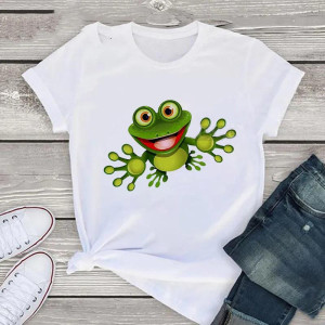 Funny 'Jump for Joy' Frog Tee | Cute Unique T-Shirt Gift