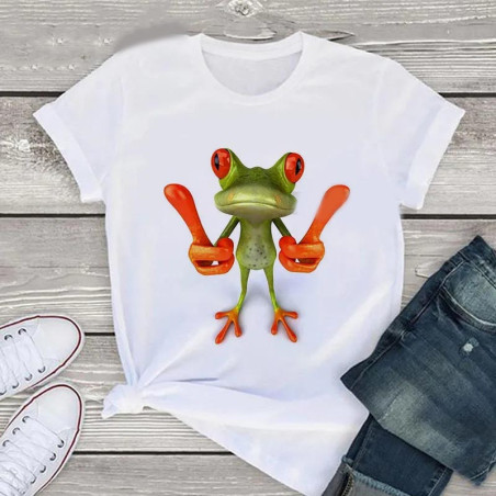 Peace & Chill Frog T-Shirt | Funny, Cute Graphic Tee Gift