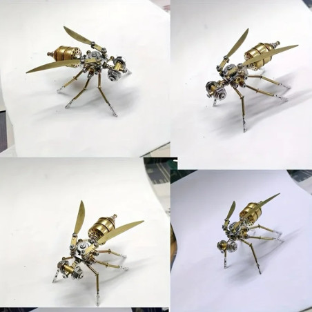 Mecha'Wasp 3D Metal Puzzle - Unique DIY Steampunk Gift
