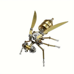 Mecha'Wasp 3D Metal Puzzle - Unique DIY Steampunk Gift