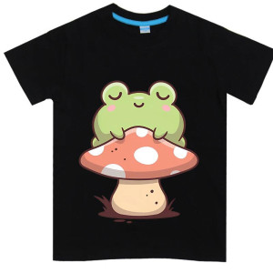 Kids Dreamy Frog T-Shirt – Cute Kawaii Nature Design | 8 Colors