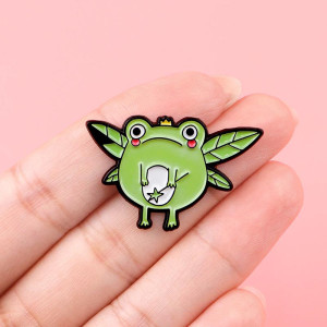 Swamp Fairy Frog Enamel Pin | Cute & Funny Gift Idea