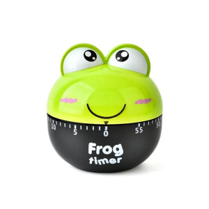 Cute Frog Kitchen Timer | Funny 60-Minute Mechanical Timer