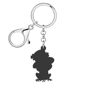 St. Patrick's Day Frog Keychain | Lucky Clover Gift | 1001bees