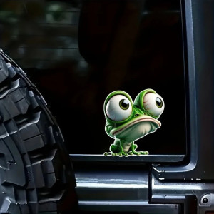 Turbo Frog Sticker | Funny & Unique Decal 14x12.5 cm