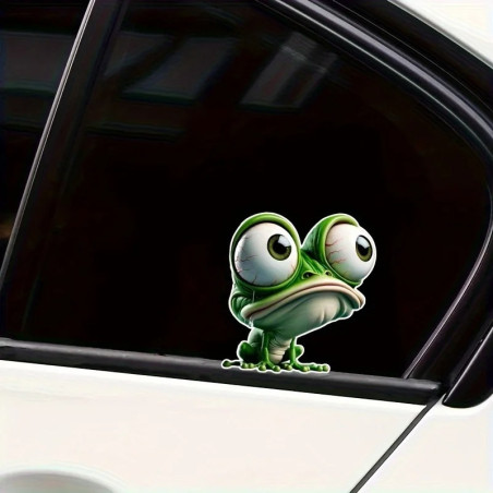 Turbo Frog Sticker | Funny & Unique Decal 14x12.5 cm