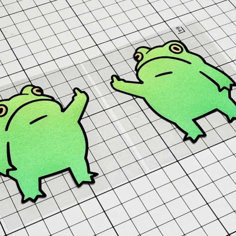 Funny Middle Finger Frog Sticker | Cute Sarcastic Vinyl Decal
