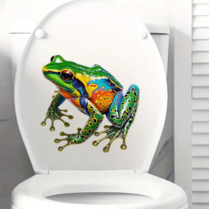 Vibrant Jungle Pop Frog Sticker - 5 Sizes Available !