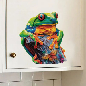 Mystical Frog & Butterfly Sticker - 5 Sizes Available!