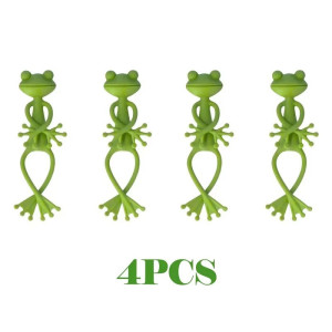 Frog Plant Support Clips (x4) - Cute & Reusable Garden Gift