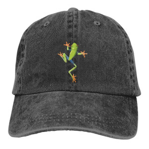 Cute Frog Hat | Embroidered Tree Frog Vintage Dad Hat 🐸