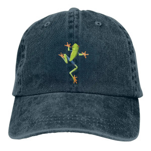 Cute Frog Hat | Embroidered Tree Frog Vintage Dad Hat 🐸