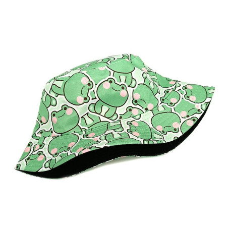 Cute Frog & Bee Bucket Hat | Kawaii Aesthetic | Unique Gift