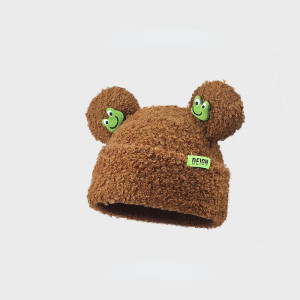 Cute Frog Hat | Funny Plush Beanie with Ears - 6 Colors