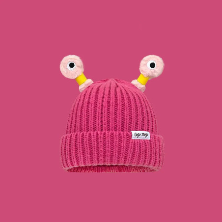 Funny Frog Beanie with Eyes – Cute Knit Hat in 13 Colors