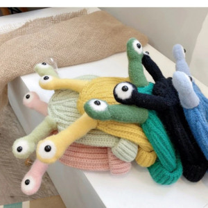 Cute Frog Beanie with Googly Eyes | 13 Colors | Funny Kids Hat