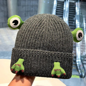 Cute Frog Beanie with Paws | Cozy Winter Hat | 1001BEES