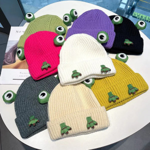 Cute Frog Beanie with Paws | Cozy Winter Hat | 1001BEES