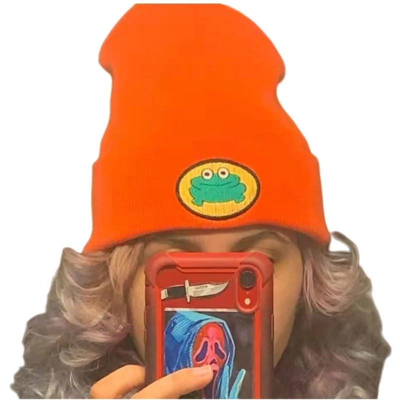 Cute Funny Frog Beanie | Unique Winter Hat Gift | 5 Colors