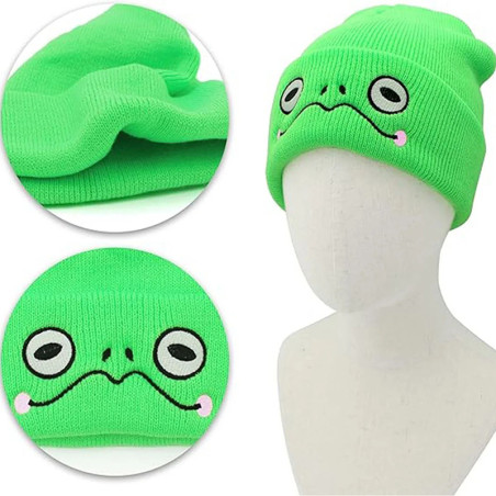 Cute Frog Beanie - Funny Winter Hat Gift | 1001bees.com