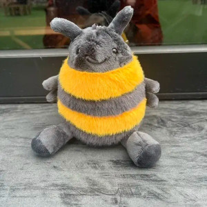 Ultra-Soft Bee Plush Toy (6") – Cute Cuddly Companion Gift