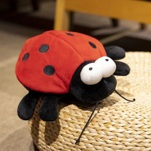 Funny Ladybug Plush Toy – Cute 10-Inch Stuffed Animal Gift