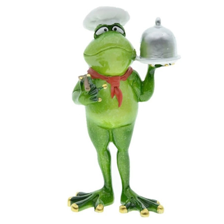 Funny Chef Frog Figurine | Unique Kitchen & Home Decor Gift