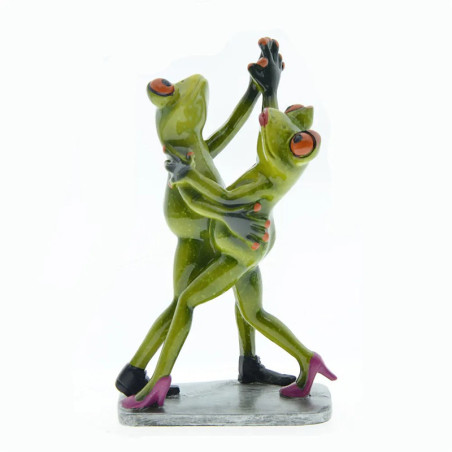 Cute Dancing Frog Couple Figurine | Romantic & Funny Home Decor