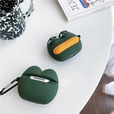 Chill Frog AirPods Case – Funny & Shockproof Silicone Cover