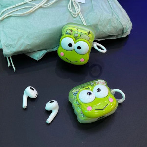 Cute "Happy Day" Frog AirPods Case – Funny Kawaii Gift Idea
