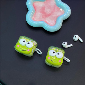 Cute "Happy Day" Frog AirPods Case – Funny Kawaii Gift Idea