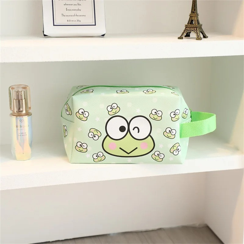 Kawaii Frog Pencil Case | Cute Large Pouch for School & Travel