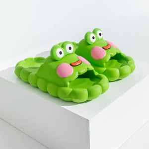 Cute Frog Cloud Slippers | Funny Geeky Gift for Women & Men