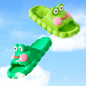 Cute Frog Cloud Slippers | Funny Geeky Gift for Women & Men