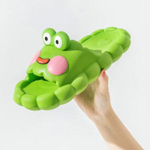 Cute Frog Cloud Slippers | Funny Geeky Gift for Women & Men