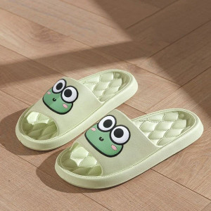 Froggy Smile Slippers | Cute & Funny Frog Gift for Women & Men