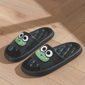 Froggy Smile Slippers | Cute & Funny Frog Gift for Women & Men