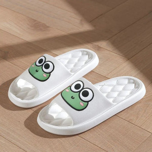 Froggy Smile Slippers | Cute & Funny Frog Gift for Women & Men