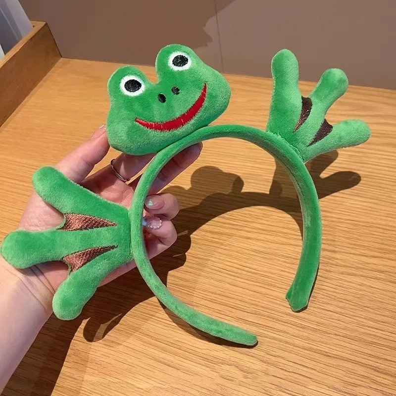 Cute Frog Headband with Big Eyes | Funny Hair Accessory Gift