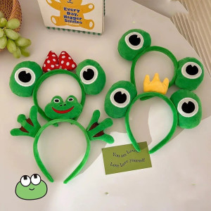 Cute Frog Headband with Big Eyes | Funny Hair Accessory Gift
