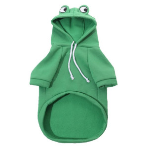 Cute Frog Hoodie for Dogs & Cats | Funny Pet Costume in 4 Colors